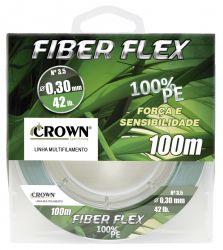 Linha Multi 4X Fiber Flex - 100m - Crown
